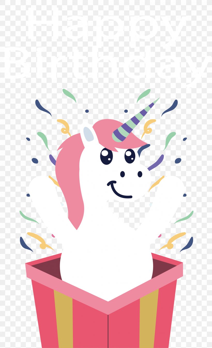 Gift Unicorn Surprise, PNG, 1919x3144px, Watercolor, Cartoon, Flower, Frame, Heart Download Free