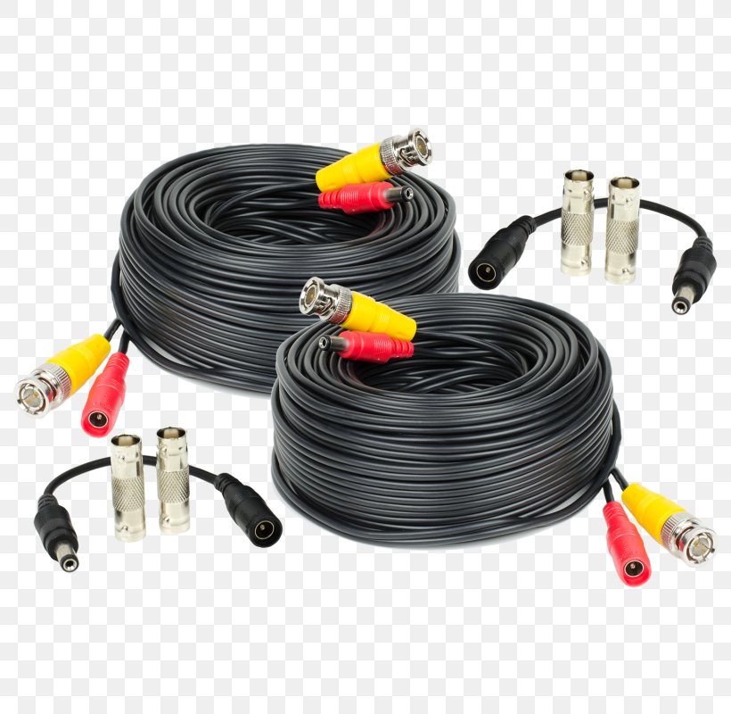 BNC Connector Closed-circuit Television RG-59 Coaxial Cable Electrical Wires & Cable, PNG, 800x800px, Bnc Connector, Cable, Camera, Closedcircuit Television, Coaxial Cable Download Free