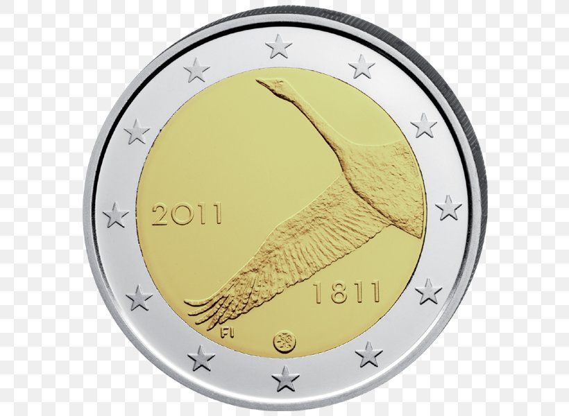Finland 2 Euro Coin 2 Euro Commemorative Coins, PNG, 600x600px, 2 Euro Coin, 2 Euro Commemorative Coins, Finland, Clock, Coin Download Free
