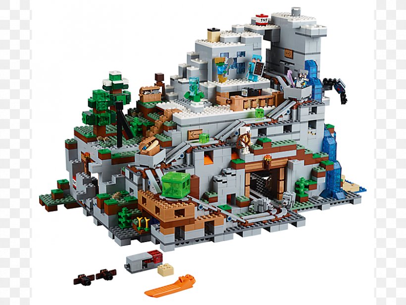 Lego Minecraft LEGO 21137 Minecraft The Mountain Cave Toy, PNG, 840x630px, Minecraft, Cave, Game, Lego, Lego Legends Of Chima Download Free