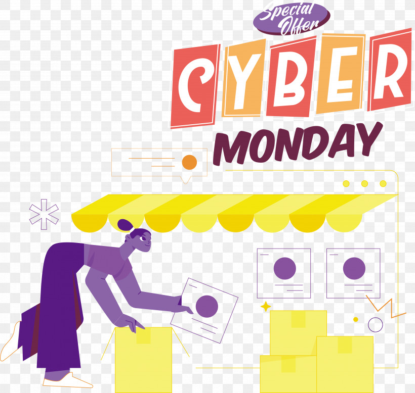 Cyber Monday, PNG, 3712x3523px, Cyber Monday, Discount, Sales, Special Offer Download Free