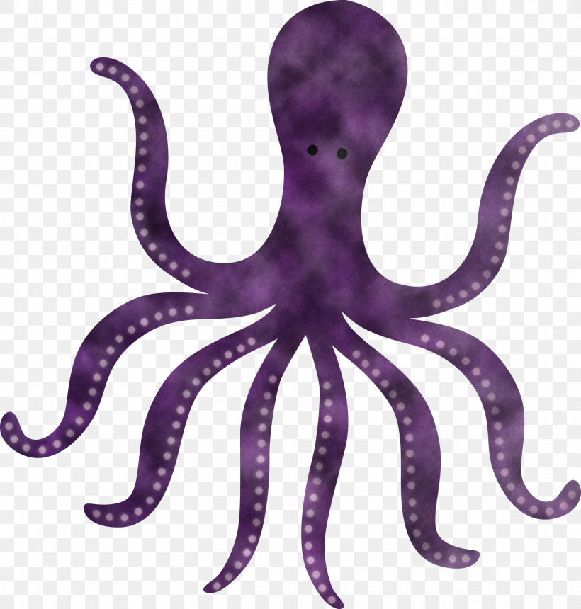 Octopus Giant Pacific Octopus Purple Violet Octopus, PNG, 2859x3000px, Octopus, Giant Pacific Octopus, Purple, Violet Download Free