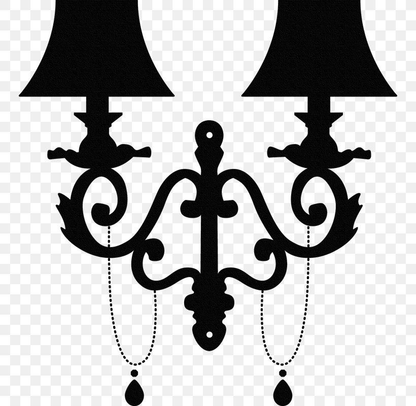 Light Wall Decal Sticker Chandelier, PNG, 746x800px, Light, Black And White, Chandelier, Decal, Decor Download Free