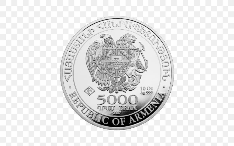 Noah's Ark Silver Coins Bullion Coin, PNG, 512x512px, Silver, American Silver Eagle, Armenian Dram, Badge, Brand Download Free