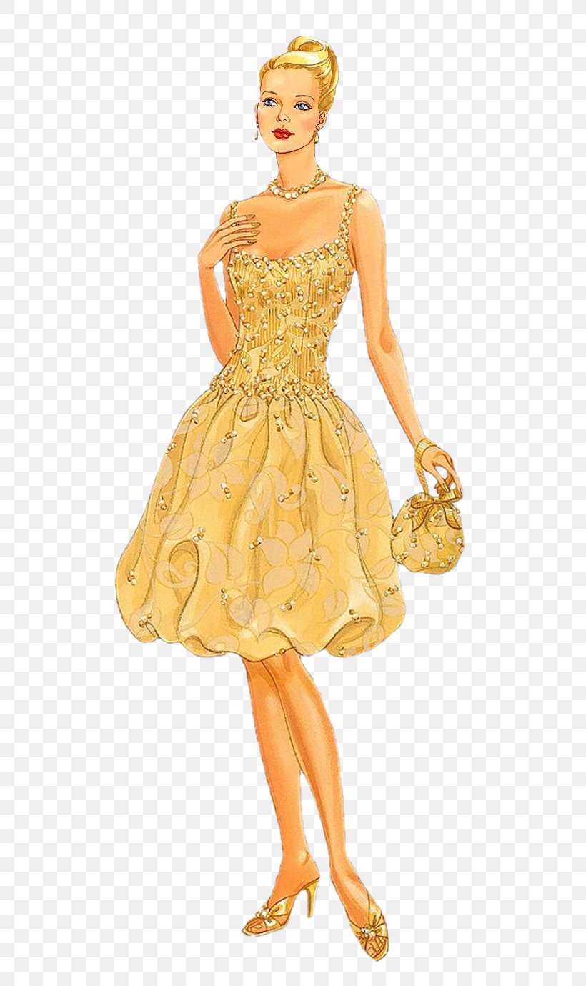 Paper Doll Barbie Dress, PNG, 552x1380px, Paper, Barbie, Chanel, Cocktail Dress, Collecting Download Free