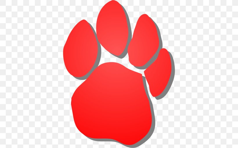 Paw Clip Art, PNG, 512x512px, Paw, Red Download Free
