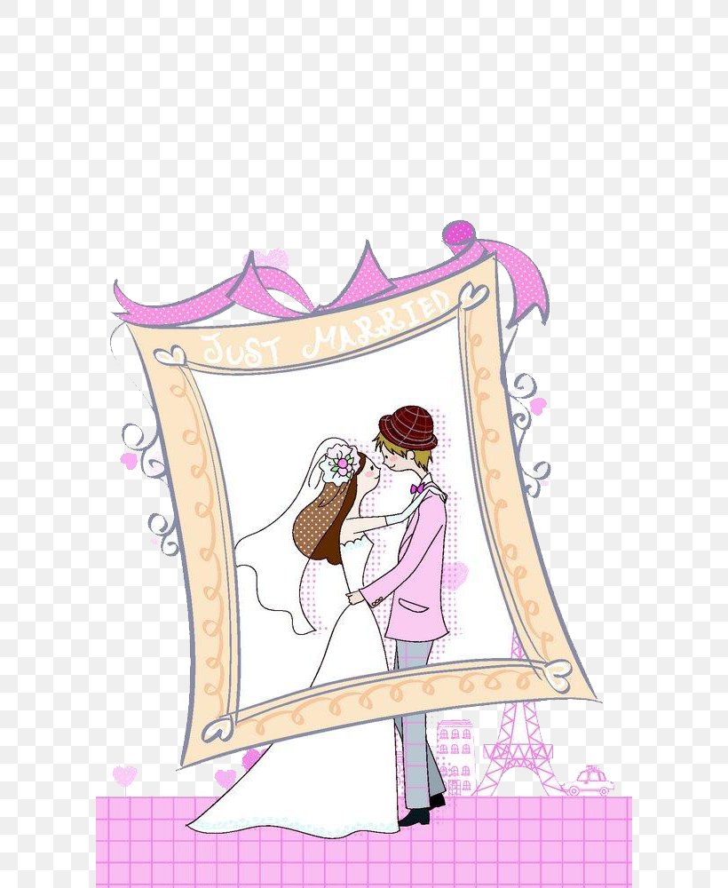 Wedding Photography Cartoon Marriage, PNG, 604x1000px, Watercolor, Cartoon, Flower, Frame, Heart Download Free
