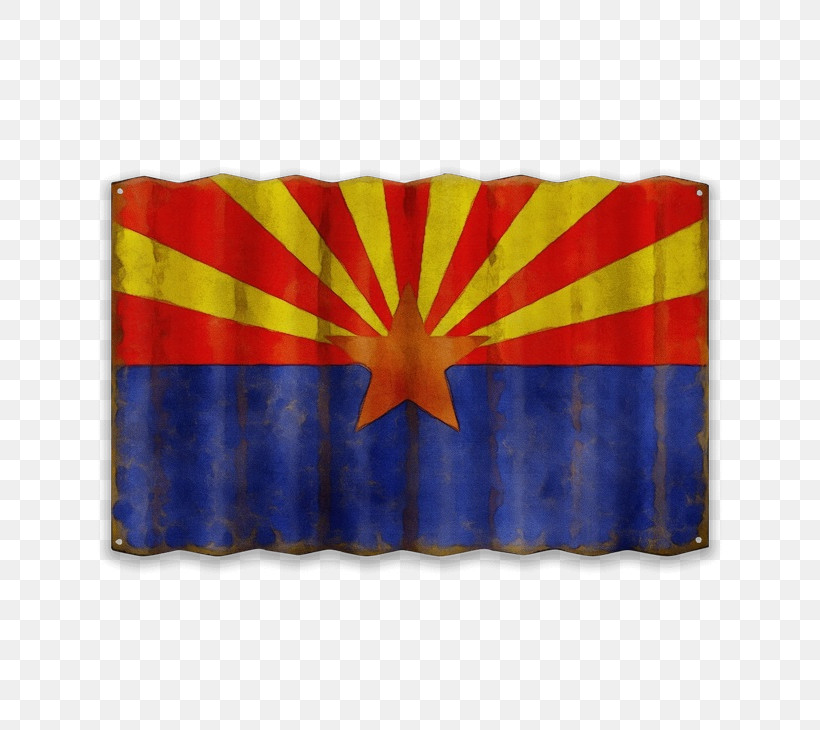 Arizona Flag Flag Of Arizona State Flag Rectangle, PNG, 730x730px, Watercolor, Arizona, Canvas, Canvas Print, Colorado Download Free
