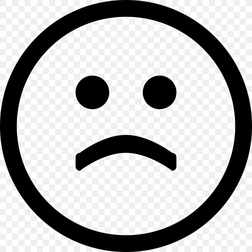 Emoticon Symbol Smiley, PNG, 980x980px, Emoticon, Area, Black And White, Button, Cdr Download Free