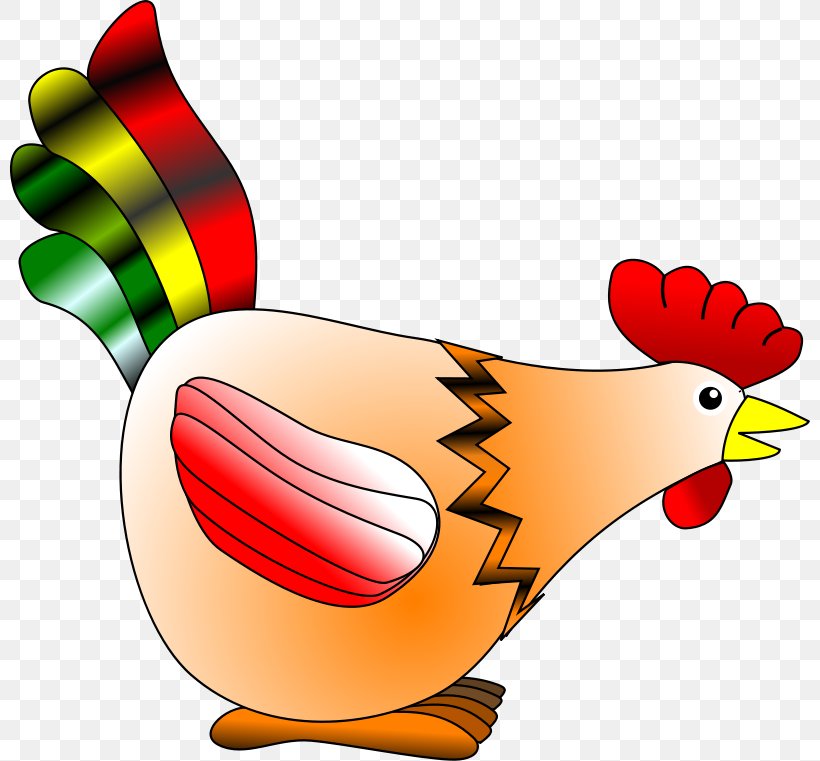 Polish Chicken Rooster Weather Vane Clip Art, PNG, 800x761px, Polish Chicken, Bantam, Beak, Bird, Chicken Download Free