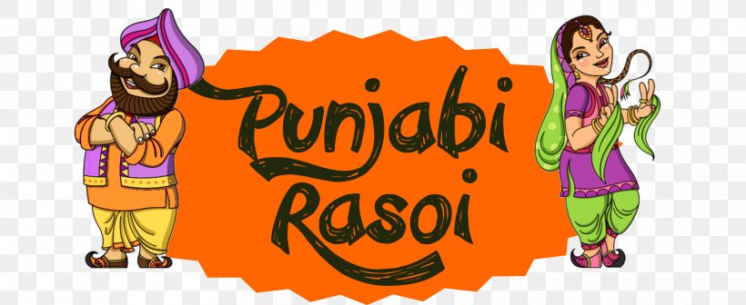 Punjabi Cuisine Indian Cuisine Punjabi Language Yuvi DI Punjabi Rasoi, PNG,  3640x1494px, Punjabi Cuisine, Art, Cartoon,
