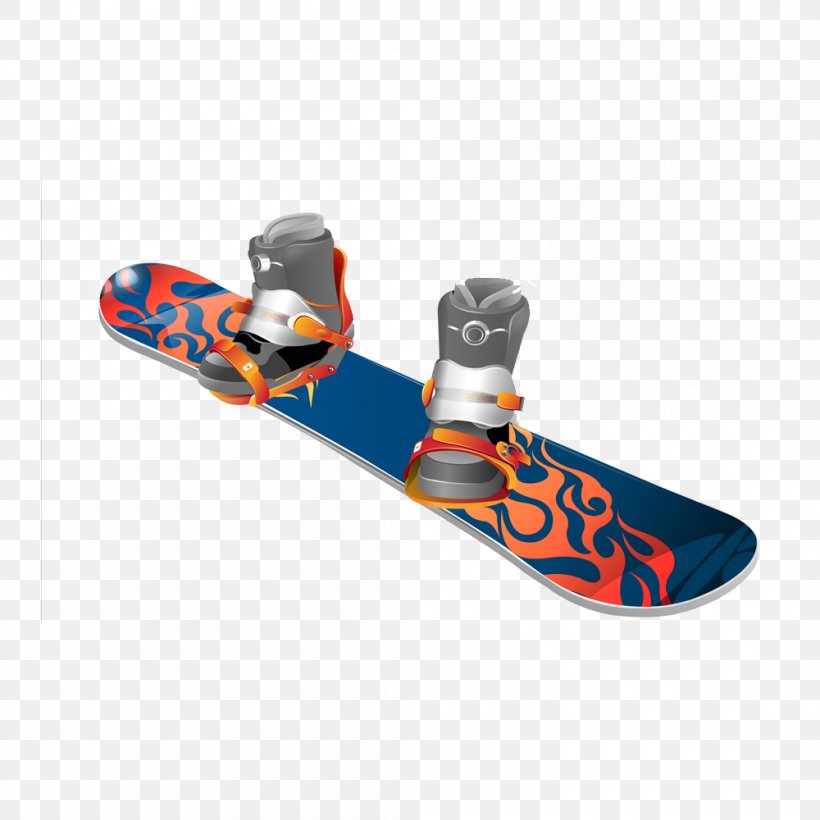 Snowboard Clip Art, PNG, 1000x1000px, Snowboard, Orange, Skateboard, Ski, Ski Binding Download Free