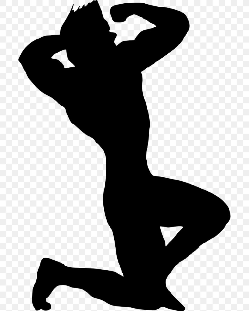 Silhouette Physical Fitness Clip Art, PNG, 699x1024px, Silhouette, Arm, Art, Artwork, Black Download Free