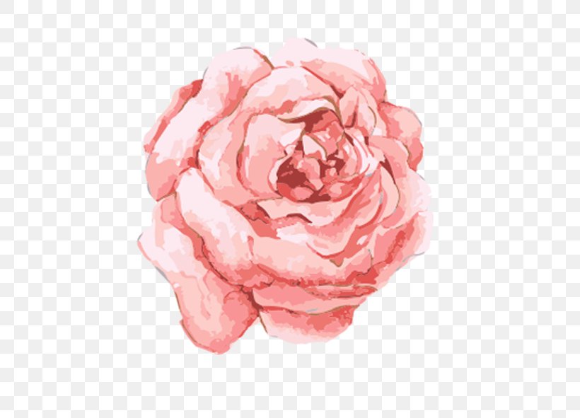 Watercolor: Flowers Watercolor Painting Pink Flowers, PNG, 591x591px, Watercolor Flowers, Color, Cut Flowers, Flower, Flowering Plant Download Free