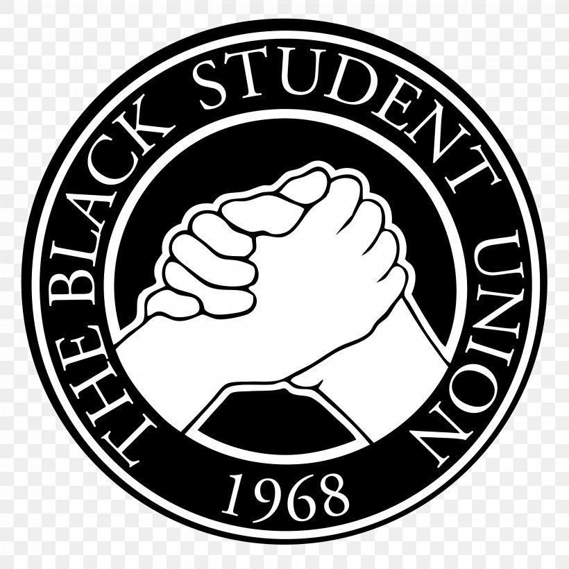 Logo Black Student Union Students' Union Brand Emblem, PNG, 3900x3900px, Logo, Area, Black, Black And White, Brand Download Free