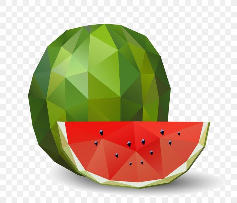 Watermelon Fruit Polygon Euclidean Vector, PNG, 1024x876px, Auglis, Cartoon, Citrullus, Cucumber Gourd And Melon Family, Food Download Free