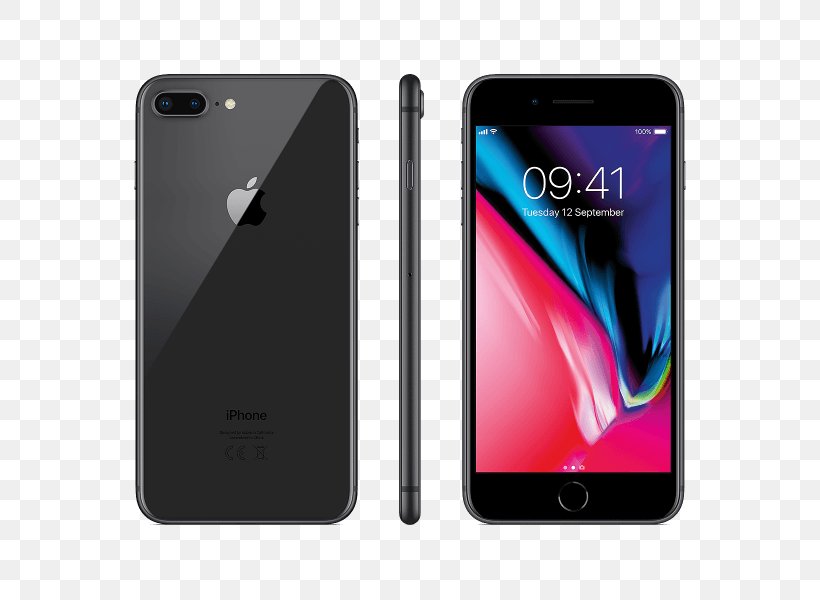 Apple IPhone 8 Plus Smartphone, PNG, 600x600px, Apple Iphone 8, Apple, Apple Iphone 8 Plus, Communication Device, Electronic Device Download Free