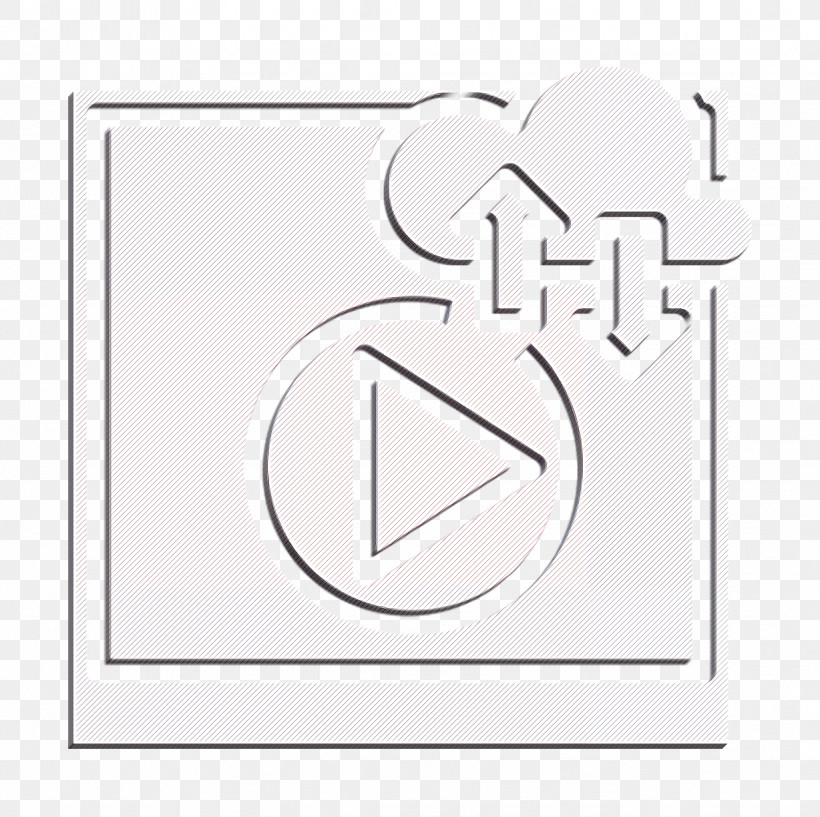 Cloud Computing Icon Digital Service Icon Video Icon, PNG, 1228x1224px, Cloud Computing Icon, Blackandwhite, Digital Service Icon, Line, Logo Download Free