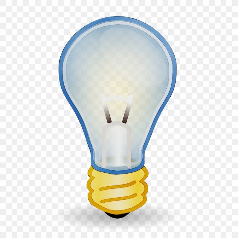 Light Bulb, PNG, 1000x1000px, Watercolor, Compact Fluorescent Lamp, Fluorescent Lamp, Incandescent Light Bulb, Light Bulb Download Free