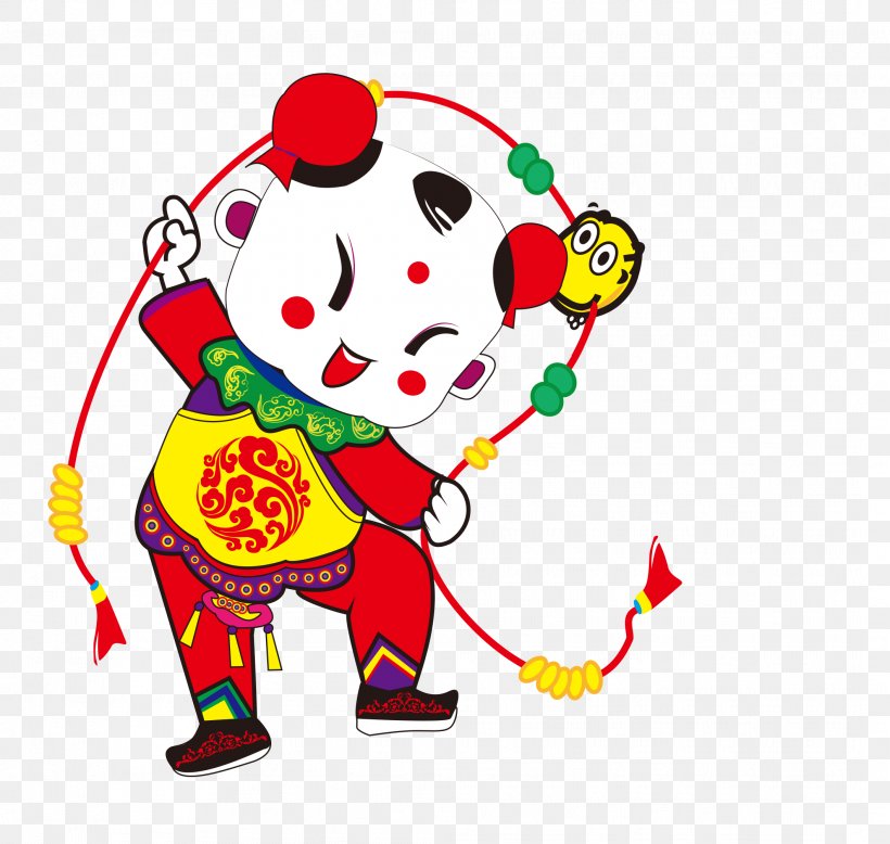 New Year Picture Illustration Chinese New Year Clip Art Estamp, PNG, 2119x2013px, New Year Picture, Art, Cartoon, Chinese New Year, Estamp Download Free