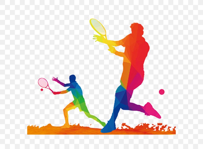 Tennis Sports Day Illustration, PNG, 600x600px, Watercolor, Cartoon, Flower, Frame, Heart Download Free
