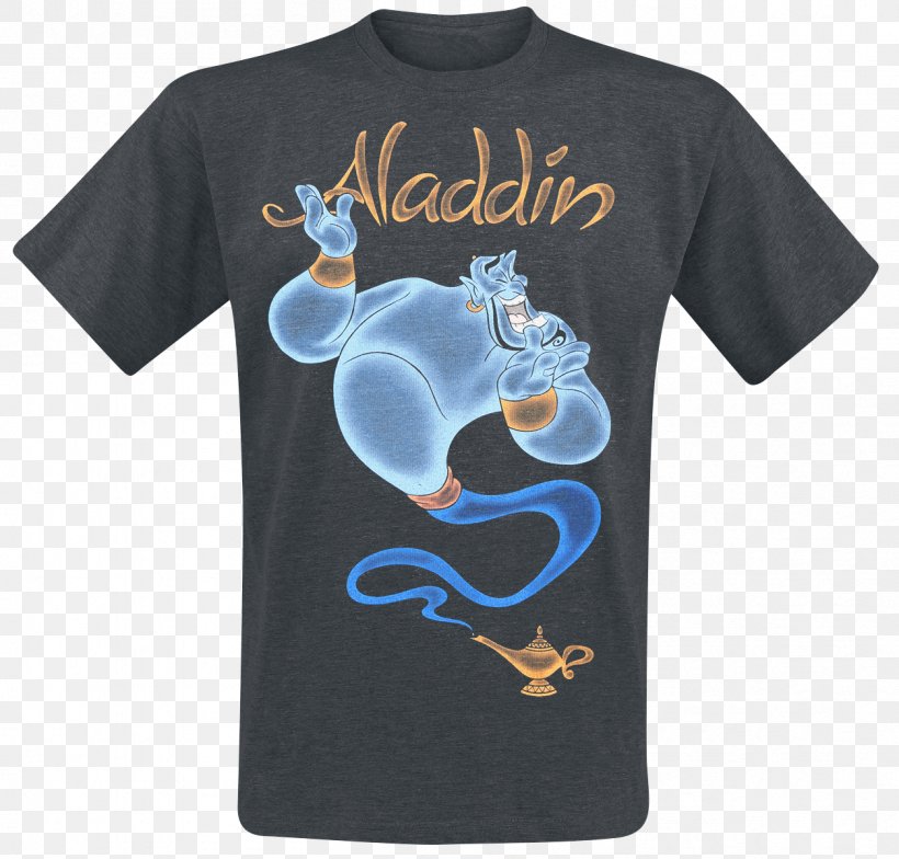 Genie T-shirt Jafar Merchandising Film, PNG, 1254x1200px, Genie, Active Shirt, Aladdin, Blue, Brand Download Free