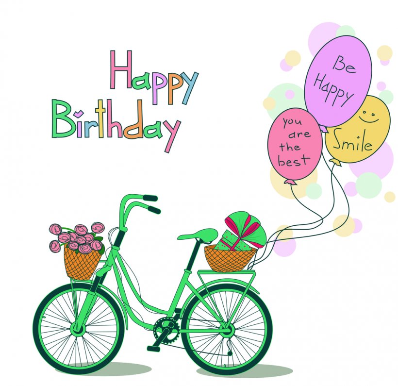 Happy Birthday, PNG, 1021x990px, Birthday Cake, Anniversary, Artwork, Bicycle, Bicycle Accessory Download Free