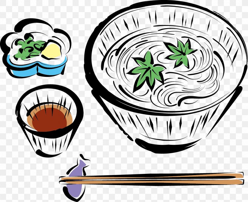 Japanese Cuisine Sushi Su014dmen Illustration, PNG, 1197x975px, Japanese Cuisine, Artwork, Chopsticks, Cuisine, Cup Download Free