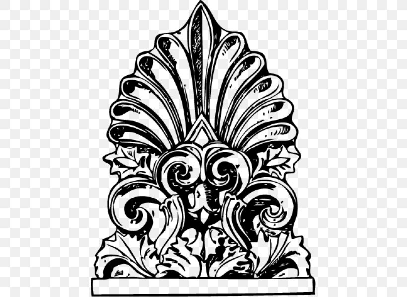 Drawing Antefix Architecture, PNG, 600x600px, Drawing, Antefix, Arabesque, Architectural Drawing, Architecture Download Free