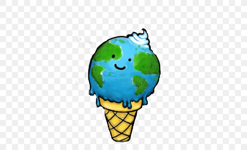 Ice Cream Cones Earth Global Warming Polar Ice Cap, PNG, 600x500px, Ice Cream, Atmosphere, Atmosphere Of Earth, Carbon Dioxide, Earth Download Free