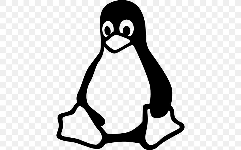 Linux Tux, PNG, 512x512px, Linux, Artwork, Beak, Bird, Black And White Download Free