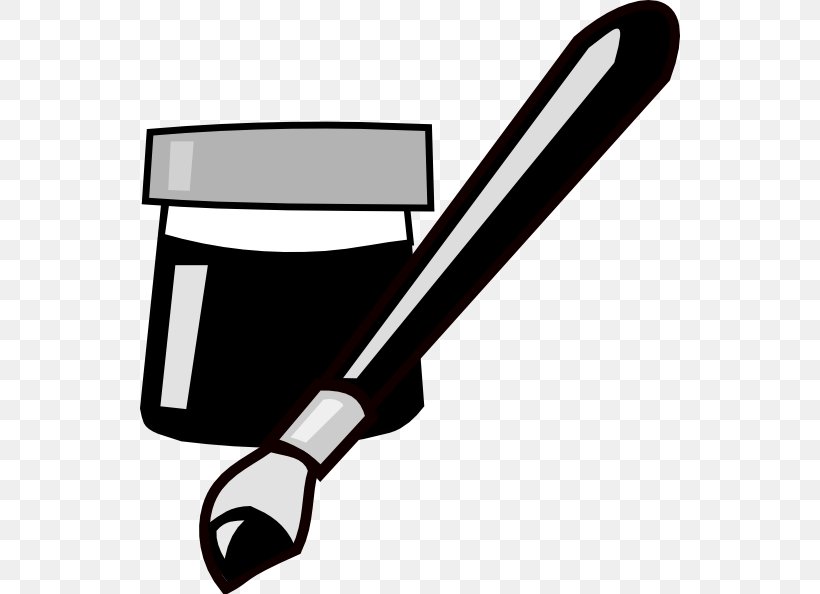 Paintbrush Painting Clip Art, PNG, 540x594px, Paintbrush, Art, Black And White, Brush, Drawing Download Free