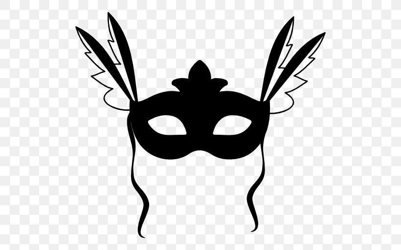 Mask, PNG, 512x512px, Mask, Artwork, Black, Black And White, Butterfly Download Free