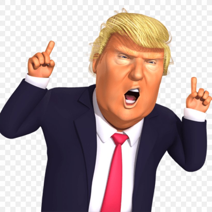 Donald Trump United States Cartoon Caricature Character, PNG, 1024x1024px, Donald Trump, Animated Film, Businessperson, Caricature, Cartoon Download Free