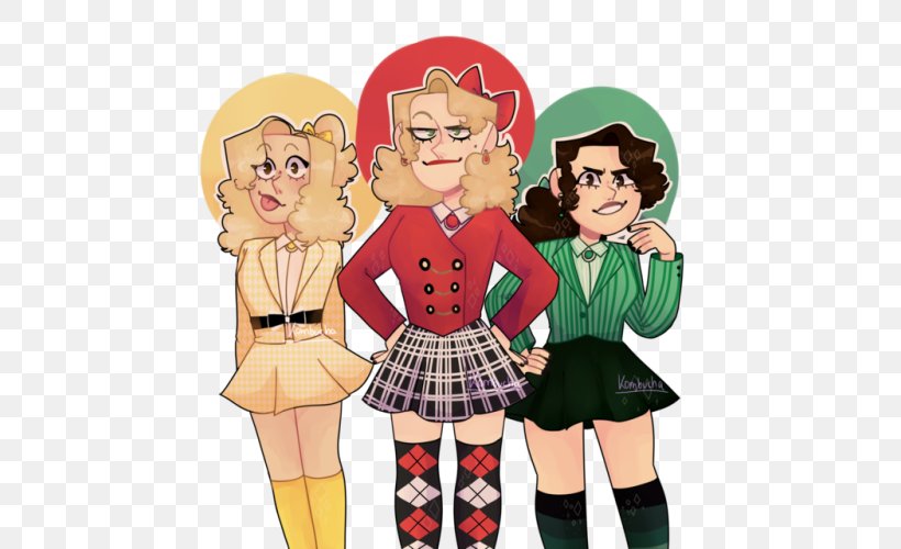 Heather Chandler Veronica Sawyer Musical Theatre Fan Fiction Character, PNG, 500x500px, Heather Chandler, Art, Cartoon, Character, Christmas Download Free