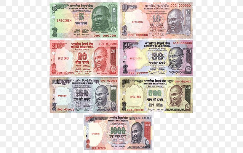 Indian Rupee Currency Banknote Exchange Rate, PNG, 500x519px, India, Bank, Banknote, Cash, Coin Download Free