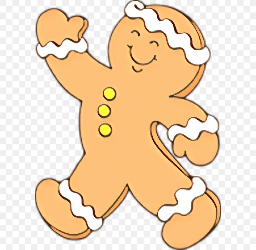 Cartoon Sticker Gingerbread, PNG, 598x800px, Cartoon, Gingerbread, Sticker Download Free
