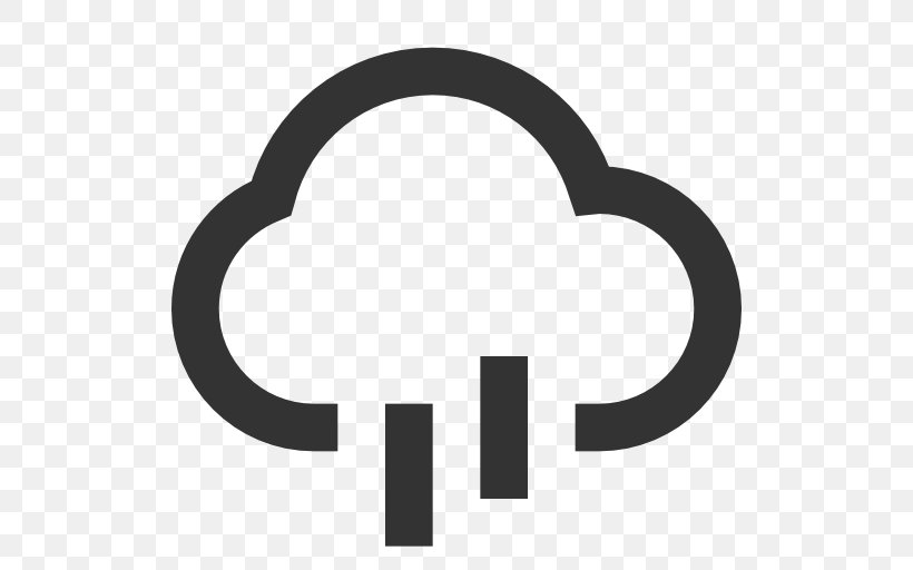 Rain Cloud, PNG, 512x512px, Rain, Black And White, Brand, Cloud, Logo Download Free