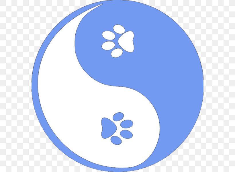 Decal Bumper Sticker Yin And Yang Paw, PNG, 600x600px, Decal, Area, Artwork, Black And White, Blue Download Free