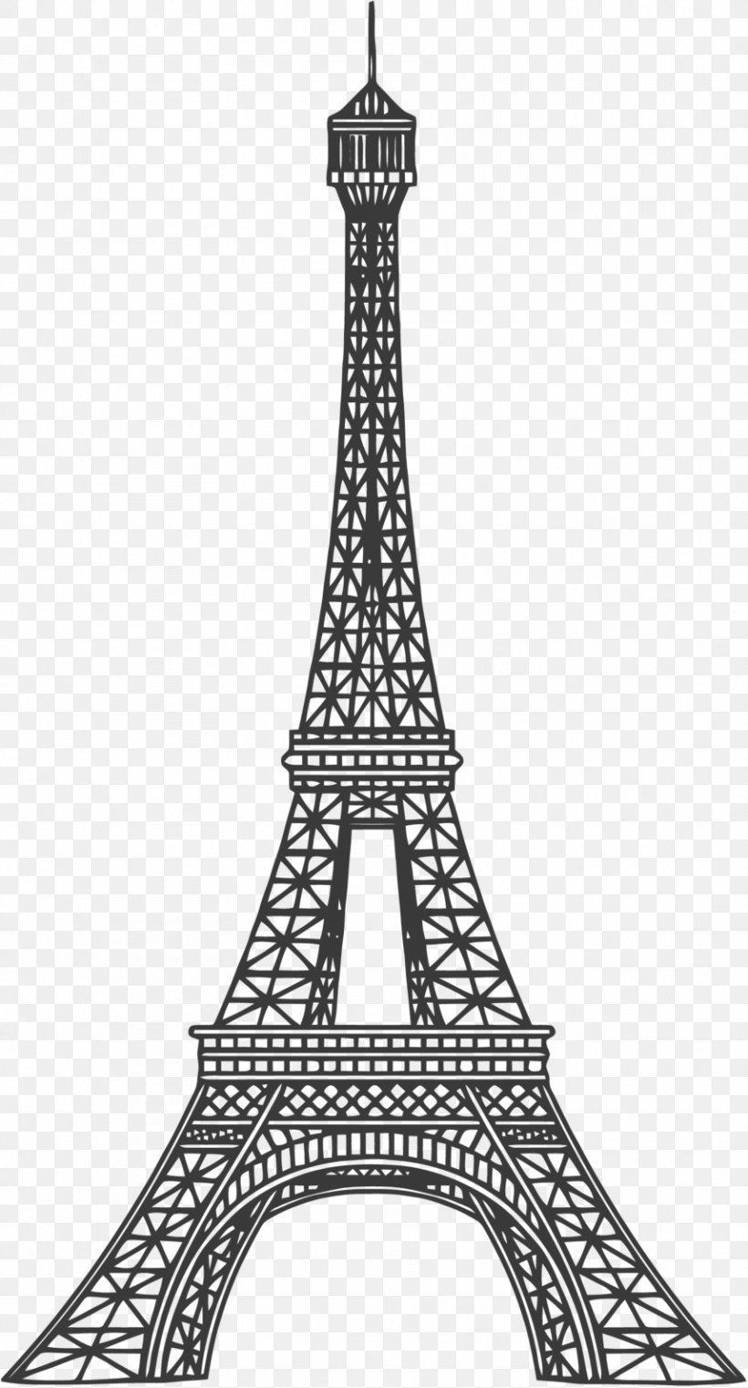 Eiffel Tower Stock Photography, PNG, 857x1590px, Eiffel Tower, Black And White, Can Stock Photo, Landmark, Monochrome Download Free
