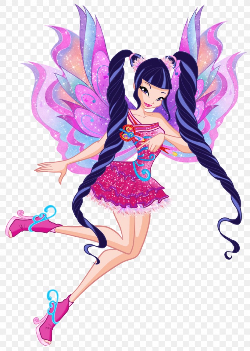 Musa Tecna Fairy Winx Club: Believix In You Mythix, PNG, 944x1329px, Watercolor, Cartoon, Flower, Frame, Heart Download Free