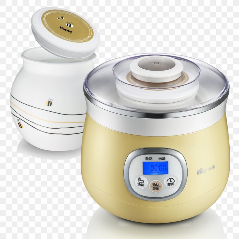 Ice Cream Maker Frozen Yogurt Bread Machine, PNG, 1000x1000px, Ice Cream, Bread Machine, Cup, Dessert, Electric Kettle Download Free