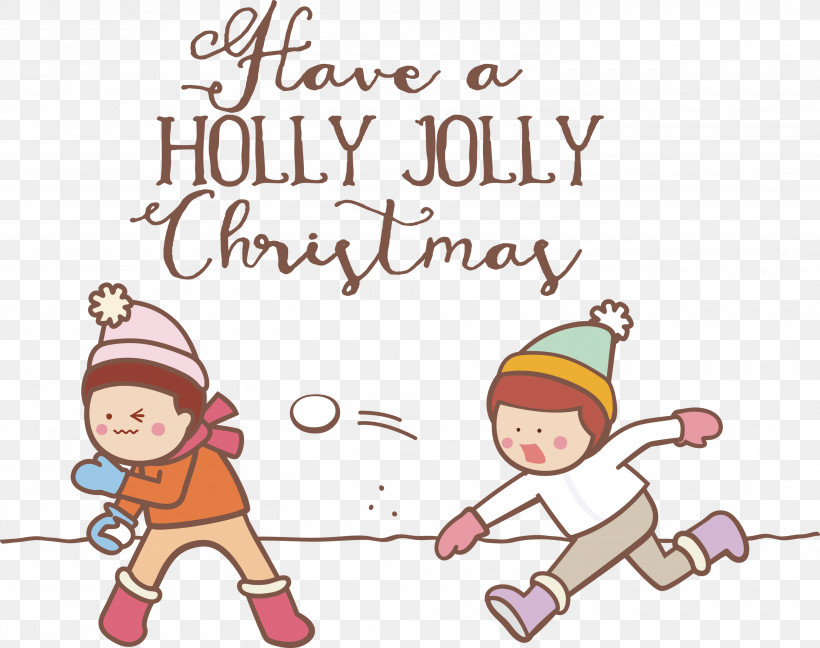 Holly Jolly Christmas, PNG, 3000x2371px, Holly Jolly Christmas, Cartoon, Drawing, Line Art, Snowball Download Free
