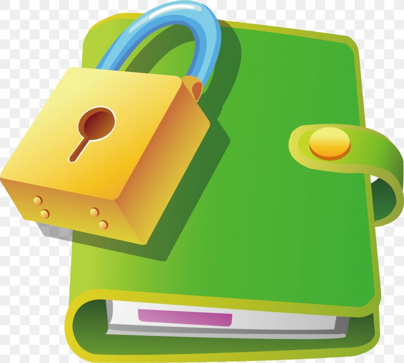 Paper Notebook, PNG, 1996x1795px, Paper, Cartoon, Diary, Green, Lock Download Free