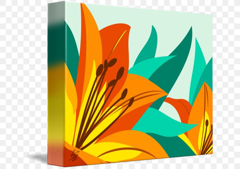 Petal Tiger Leaf, PNG, 650x579px, Petal, Art, Flower, Leaf, Orange Download Free