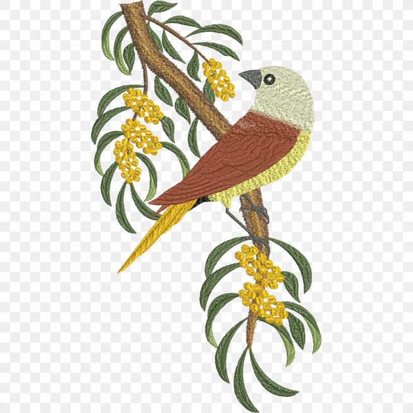 Australian King Parrot Bird Beak Embroidery, PNG, 1000x1000px, Parrot, Art, Australian King Parrot, Beak, Bird Download Free