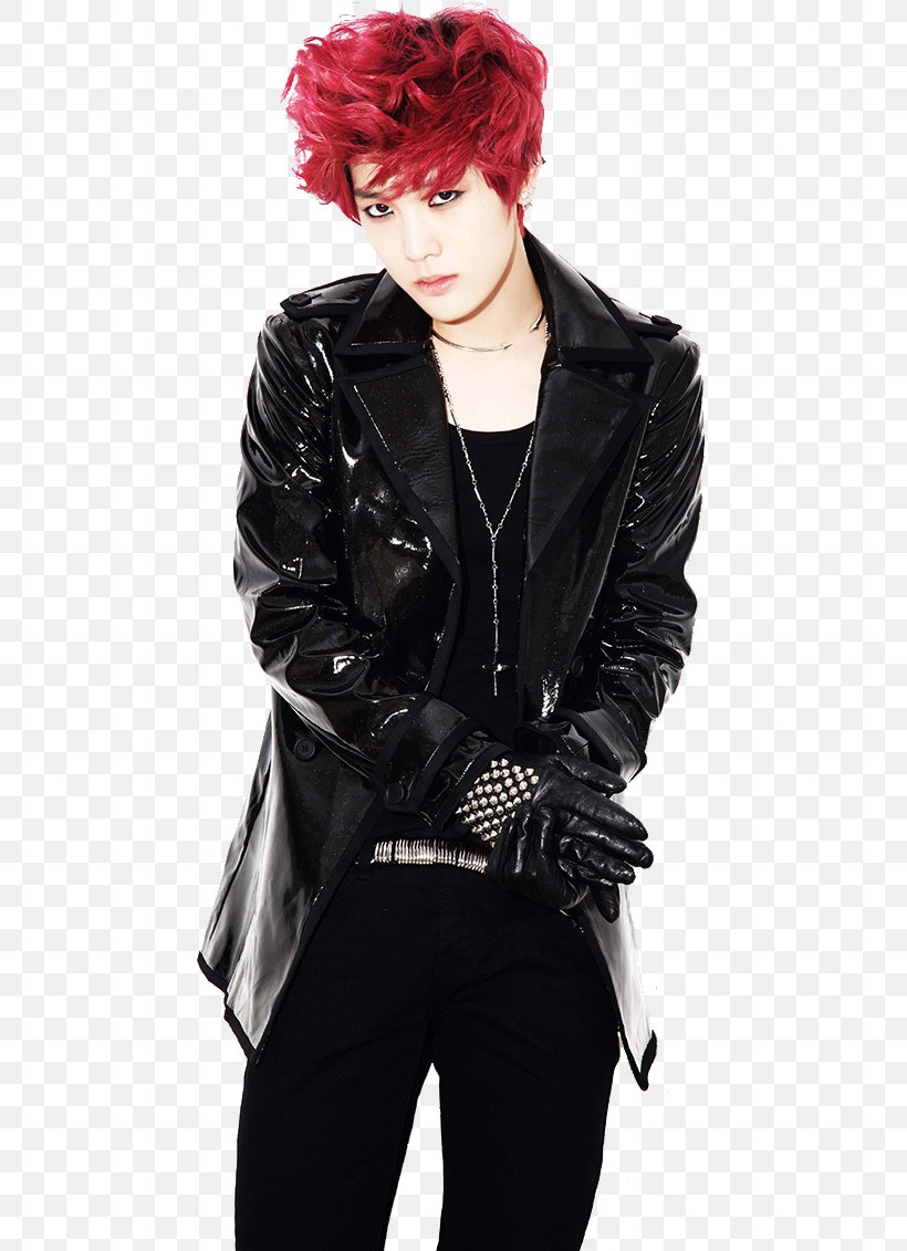 B.A.P Red Hair One Shot Korean Idol ROSE, PNG, 499x1131px, Watercolor, Cartoon, Flower, Frame, Heart Download Free
