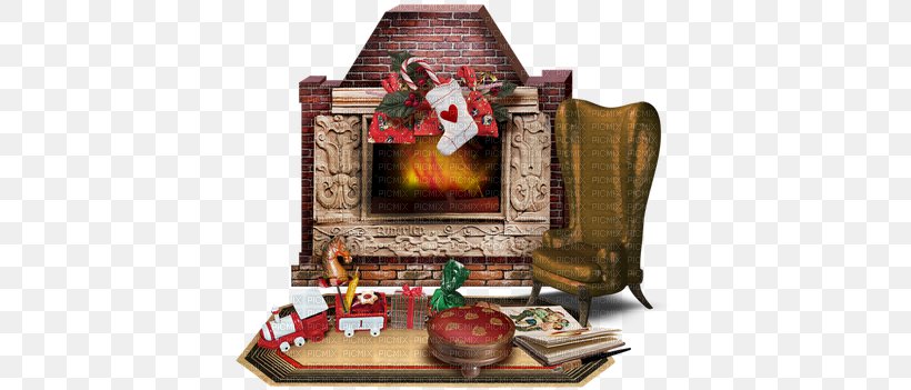 Fireplace Santa Claus Room Clip Art, PNG, 400x351px, Fireplace, Central Heating, Christmas, Computer, Furniture Download Free