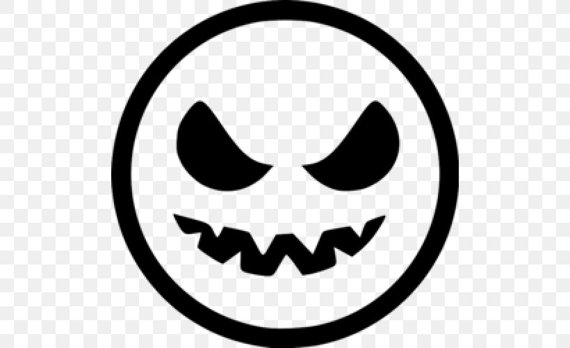 Smiley Emoticon, PNG, 500x500px, Smiley, Black, Black And White, Emoji, Emoticon Download Free