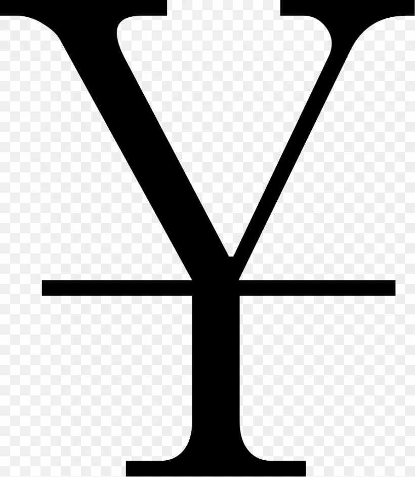 Yen Sign Renminbi Currency Symbol Japanese Yen, PNG, 892x1024px, Yen Sign, Ampersand, At Sign, Black And White, Character Download Free